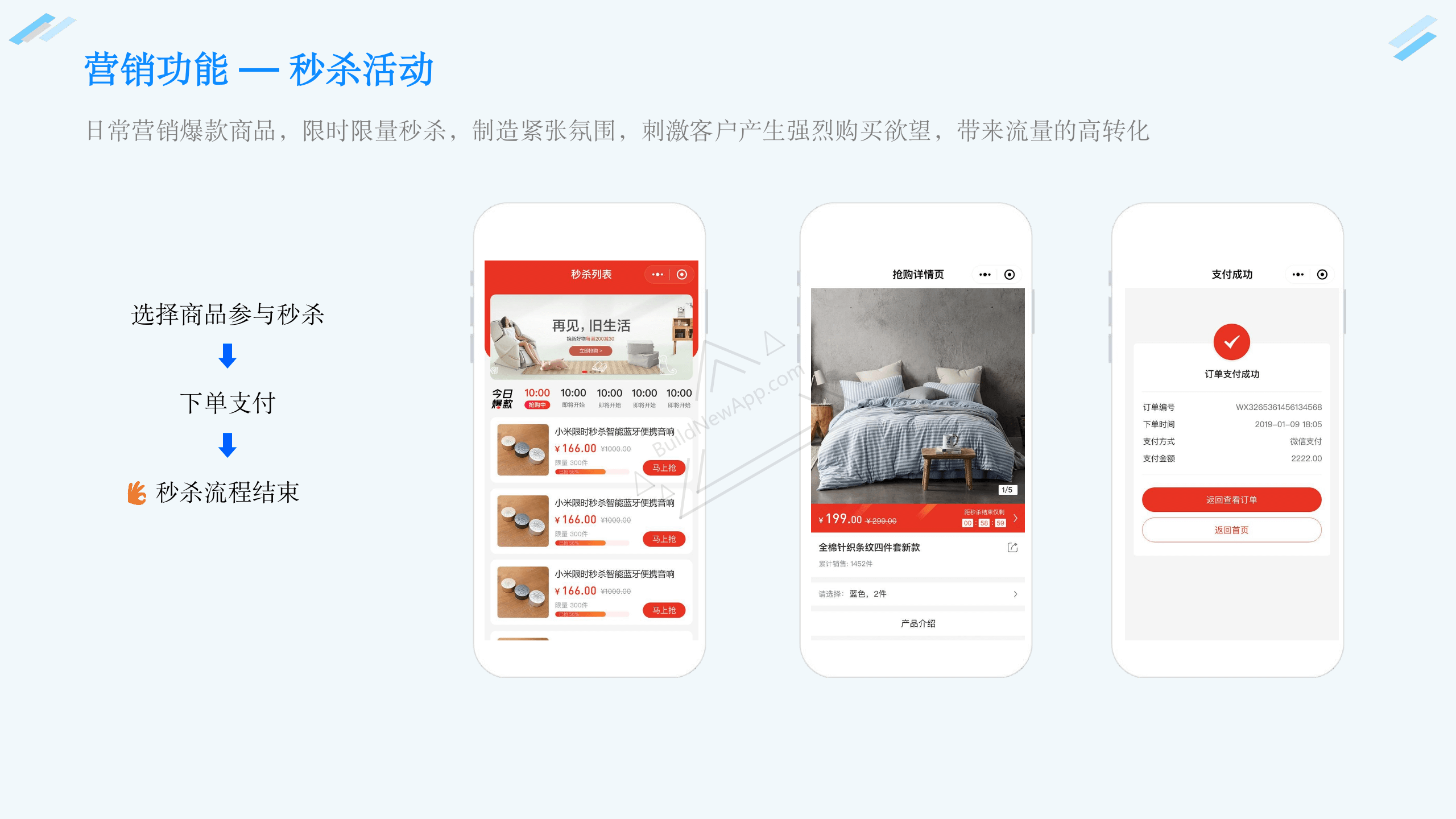 营销功能 — 秒杀活动